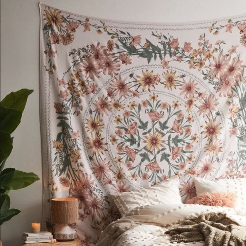 BONJEAN超大挂毯波西米亚墙布装饰床头卧室客厅瑜伽背景布北欧壁挂毯图片