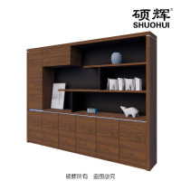 [硕辉]EUN-01S29-2文件柜 现代实木油漆办公书柜 295*40*220cm