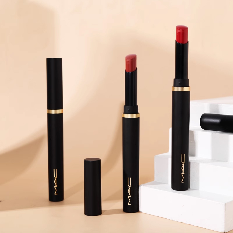 mac魅可黑魔杖细管口红哑光滋润显白显色