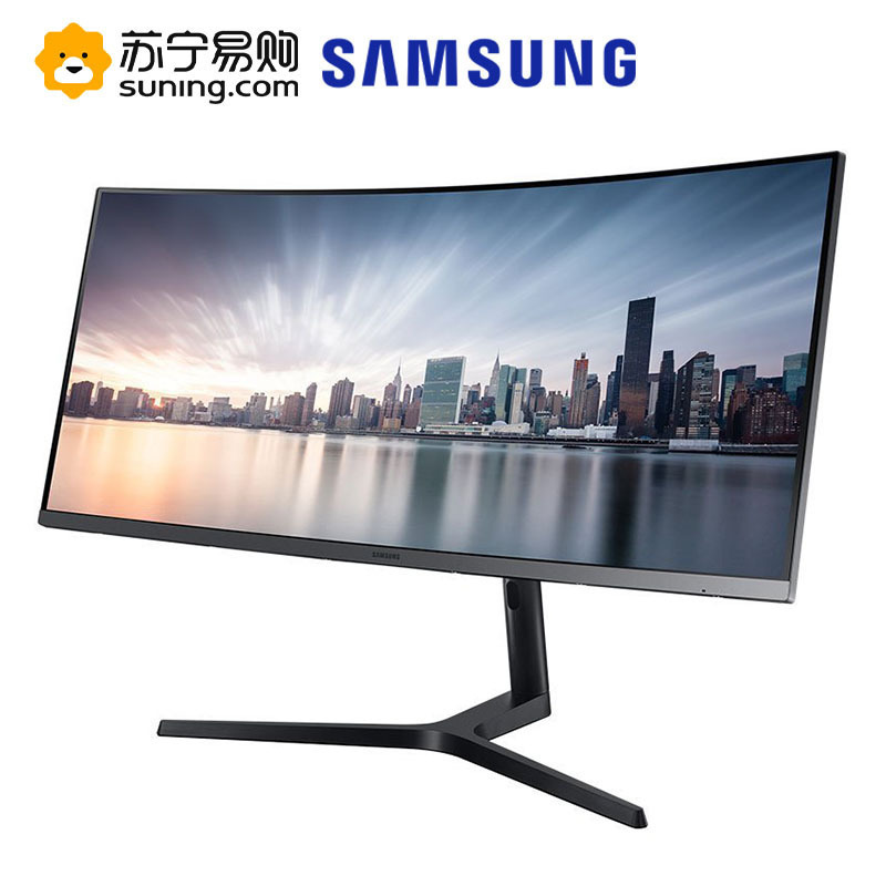 三星(SAMSUNG)C34H890WGC 34英寸21:9带鱼屏 1800R曲面 WQHD高分辨率 Type-C 65W反向快充 C34H890WGC电脑显示器