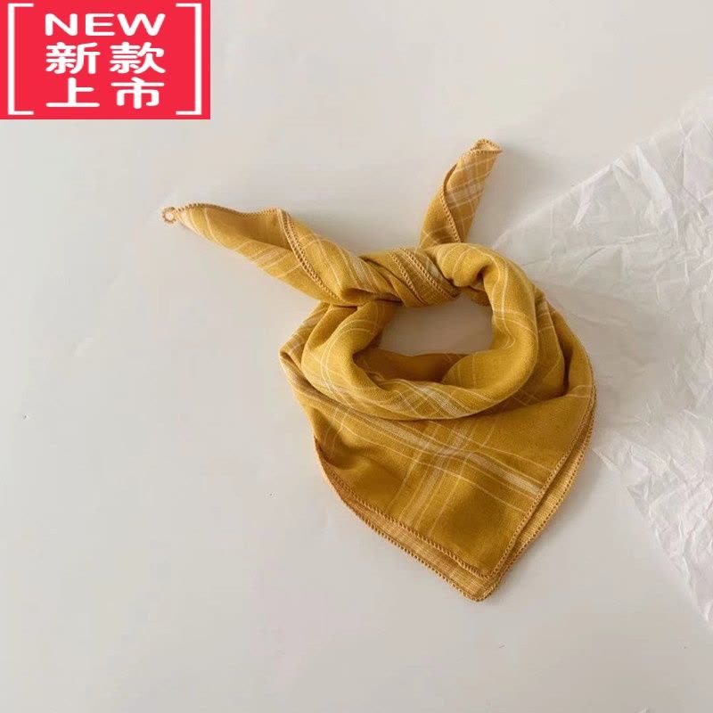 可莉允儿童围巾方巾韩版婴儿口水巾春秋三角巾围嘴宝宝保暖防风薄款毛巾图片