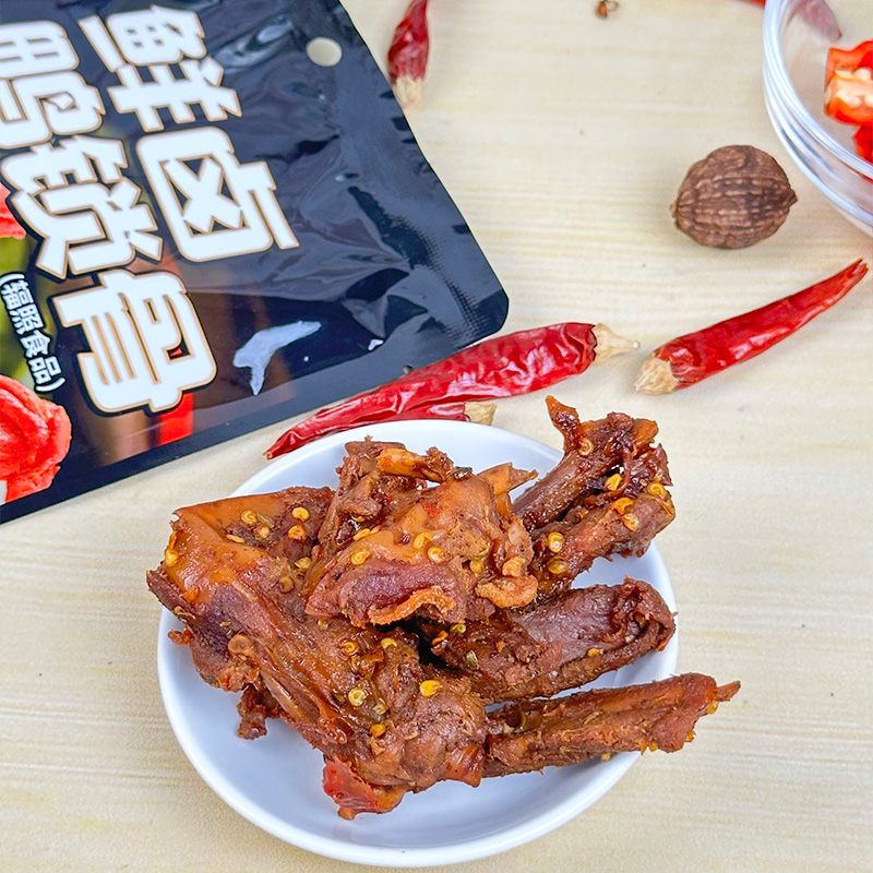 久久丫鲜卤鸭锁骨102g高清大图