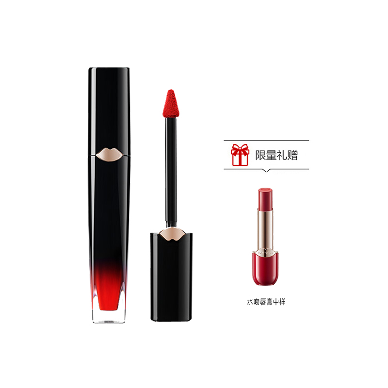 卡姿兰(CARSLAN)绒感慕斯唇釉 01炽红冲动 （质地柔软 慕斯柔滑）高清大图