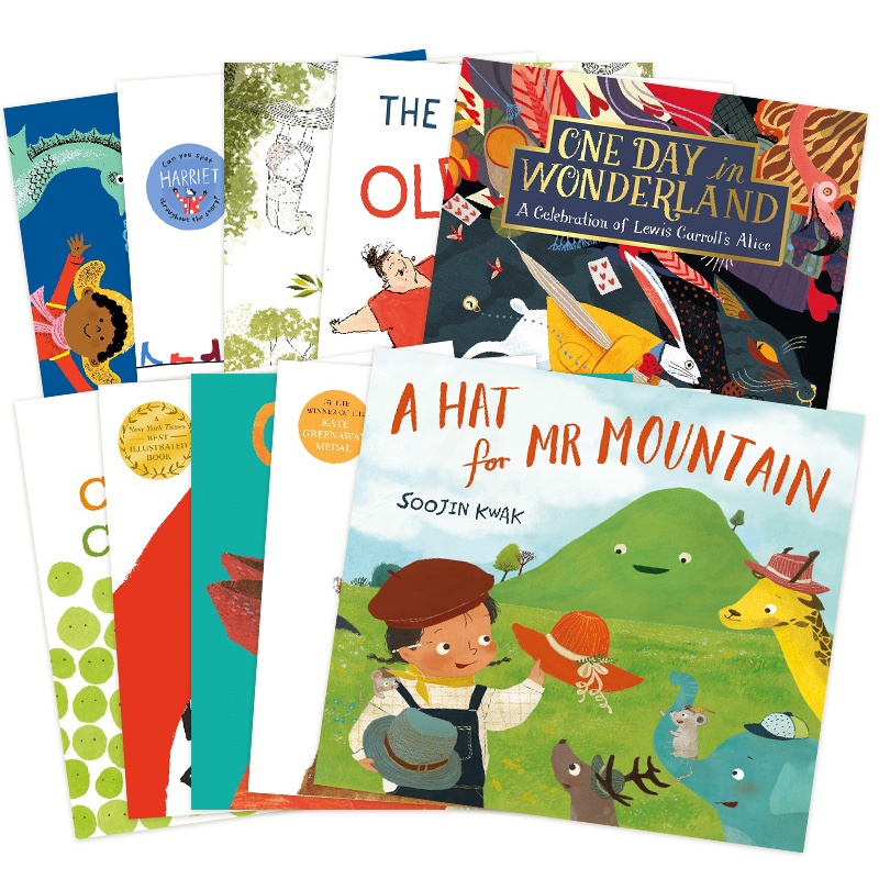 [正版]麦克米伦精选10册绘本 英文原版 Two Hoots 10-Book 英语启蒙故事 盒装 送礼珍藏 含胡萝卜和高清大图