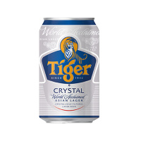 虎牌(TIGER)喜力旗下晶纯啤酒330ml*24罐/箱 整箱装