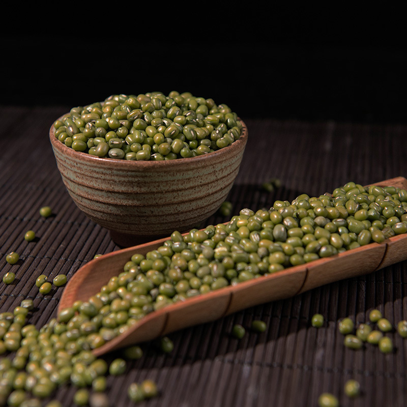 十余亩 绿豆 东北绿豆 五谷杂粮 粗粮 杂粮 豆浆豆380g*2袋