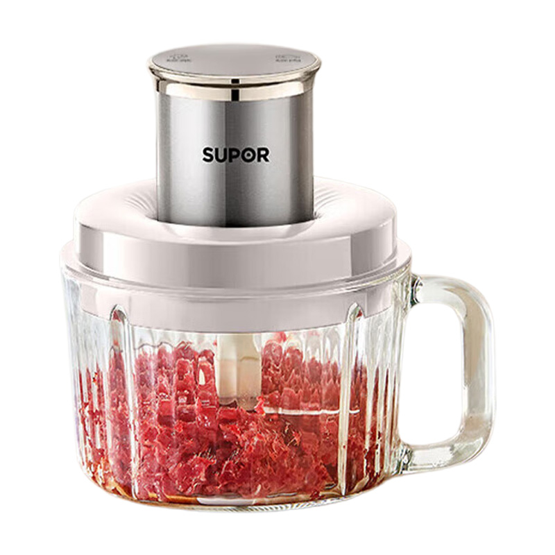 苏泊尔绞肉机2L大容量双档操控随心调节花式搅打JRD08