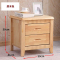 汉诺鑫威床头柜简约现代卧室床边储物柜标准款原木色50*41*50cm