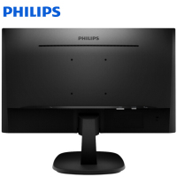 飞利浦(PHILIPS)243V7QSB 23.8英寸黑色液晶显示器 IPS广视角 高清护眼 不闪电脑显示屏 可壁挂