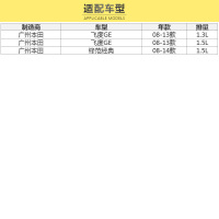 马勒(MAHLE)空气滤LX3439适配08-13款飞度GE 1.3/1.5L/08-14款锋范经典1.5L
