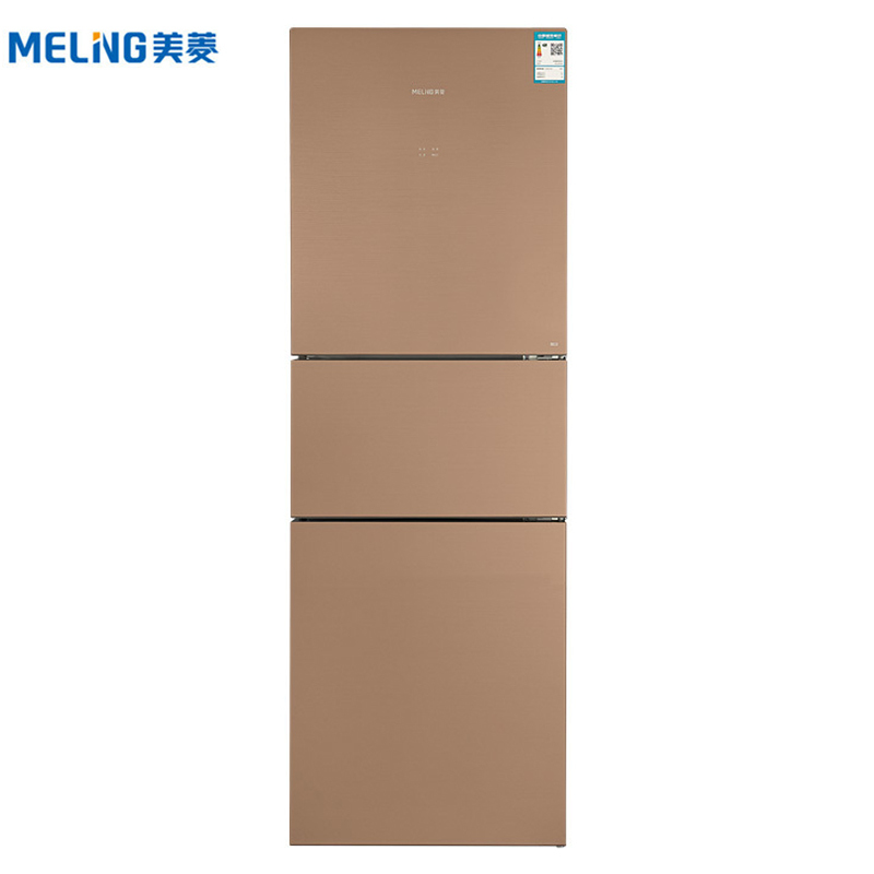 美菱(MELING) BCD-252WUP3B 252升 风冷变频 中门宽幅变温三门冰箱