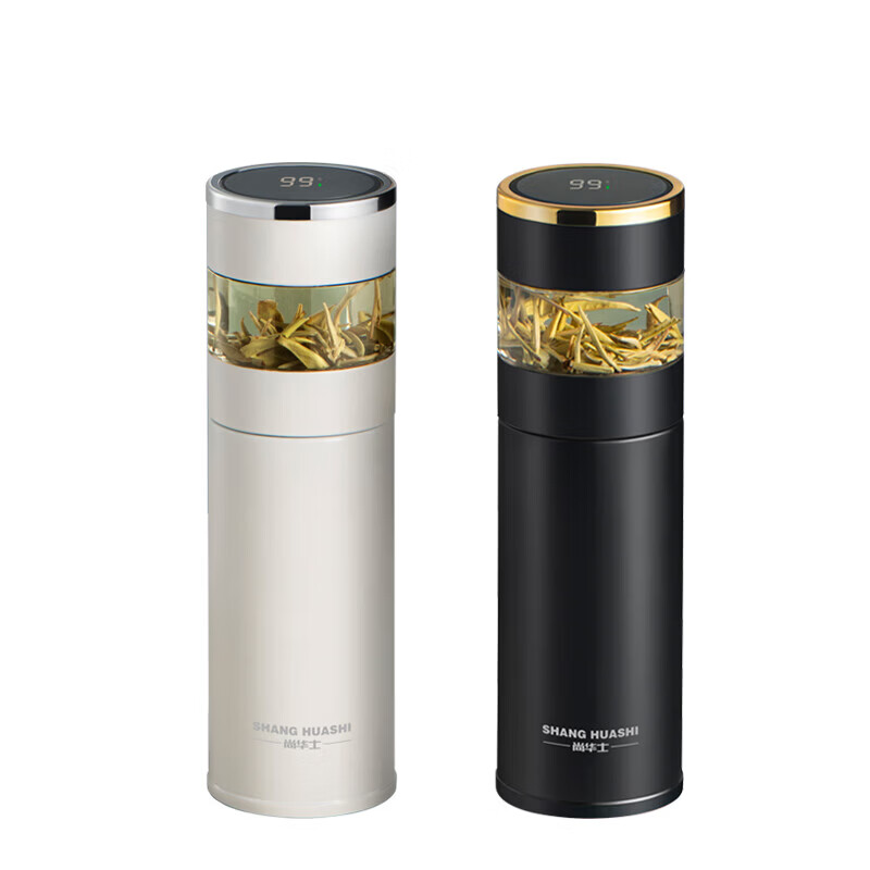尚华士听茗茶水分离泡茶师 一键分离 便携泡茶杯 商务办公茶水杯 SHS-30414