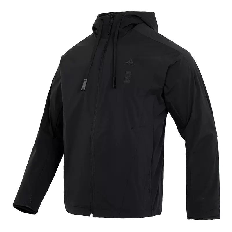 adidas/阿迪达斯连帽外套武极系列加绒保暖梭织男装夹克IX4287 C