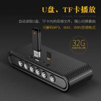 万人迷无线蓝牙音箱大音量低音炮便携式手机充电宝迷你小音响 标准版黑色