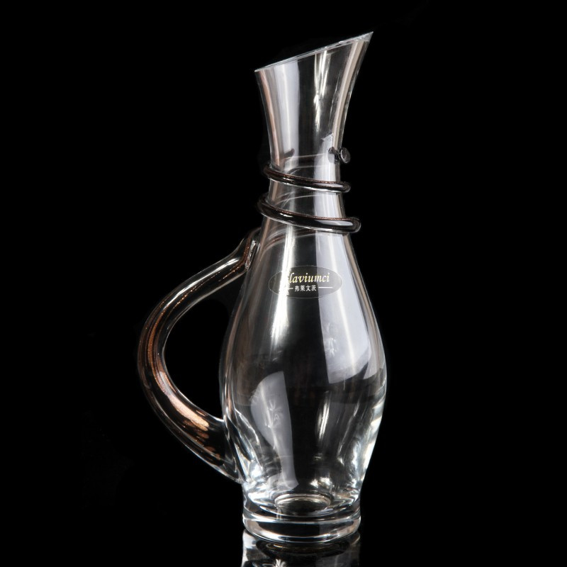 鼎亨流金把无铅玻璃快速红酒白酒醒酒器分酒器酒具