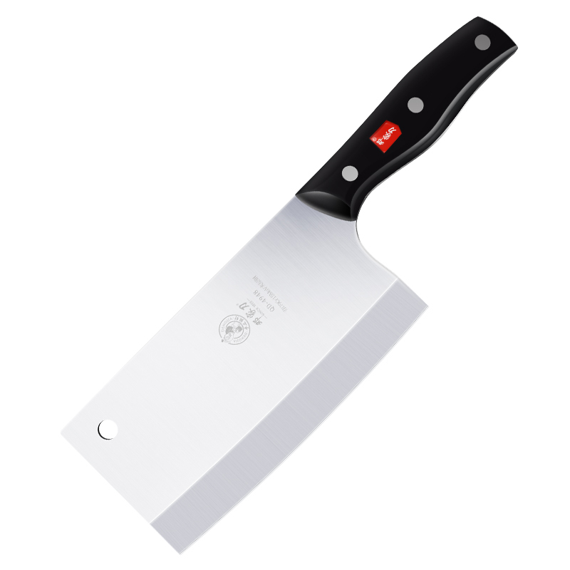 邓家刀锻打9铬不锈钢切片刀qd4948高硬度9铬家用切片刀切菜刀