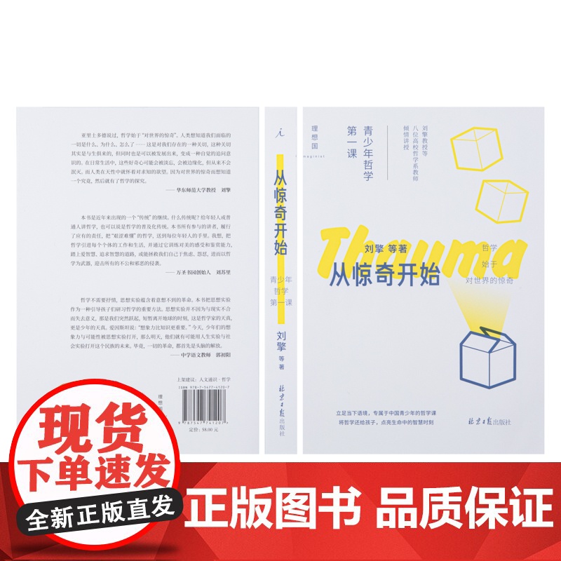 从惊奇开始 青少年哲学第一课 刘擎 北京日报出版社 正版书籍 写给在突然某个瞬间对自我 世界以及我与他人关系产生好奇的人高清大图
