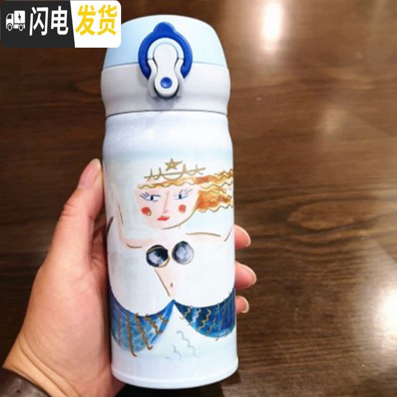 三维工匠2020保温杯限定量版可爱随行新年圣诞情侣女款水杯子350 美人鱼图片