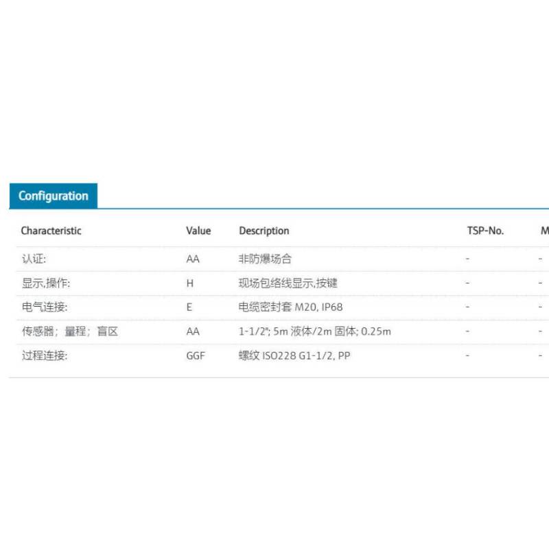 恩德斯豪斯超声波液位计FMU30-AAHEAAGGF 5m液体/2m固体.高清大图