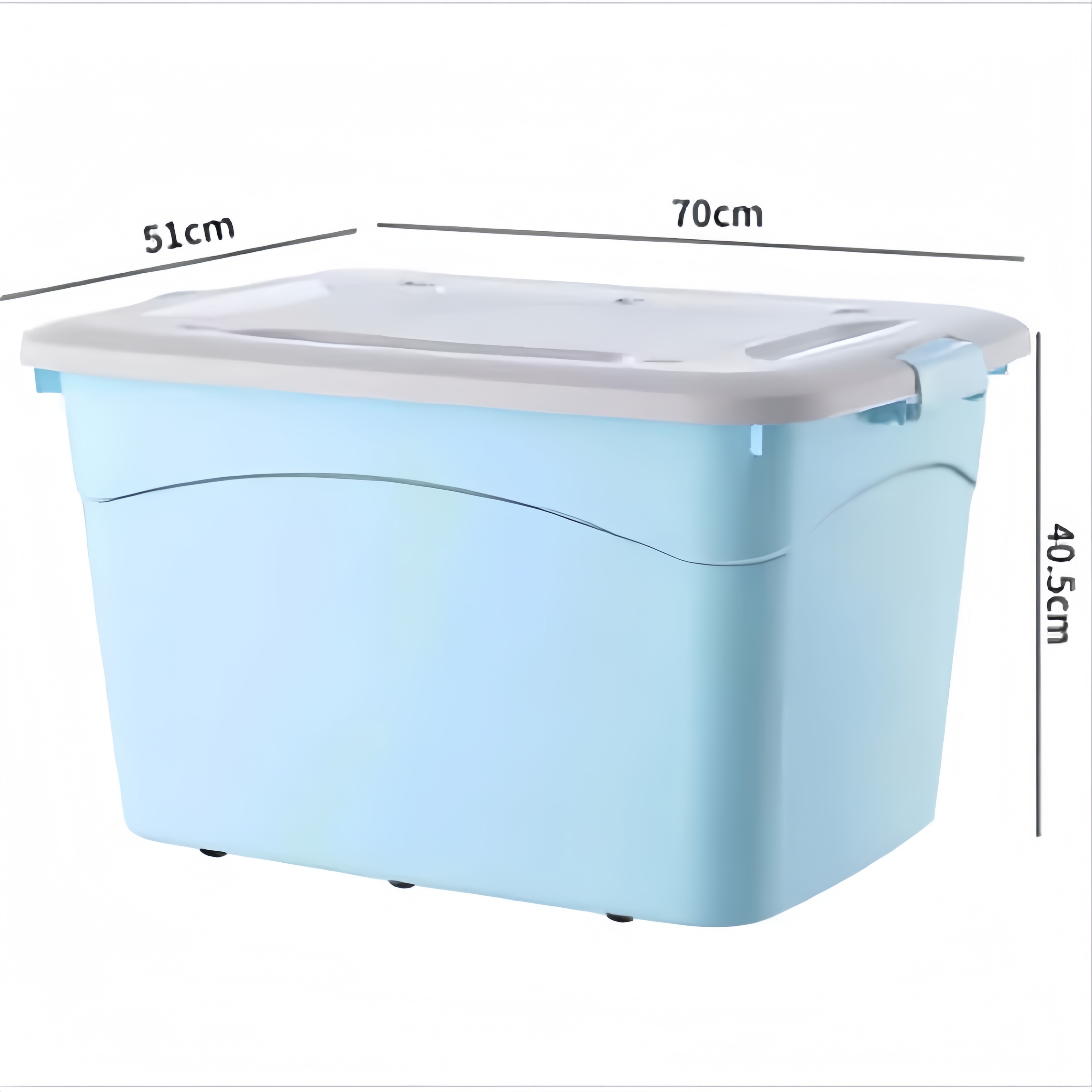 乐琪艺收纳箱70*51*40.5cm个高清大图