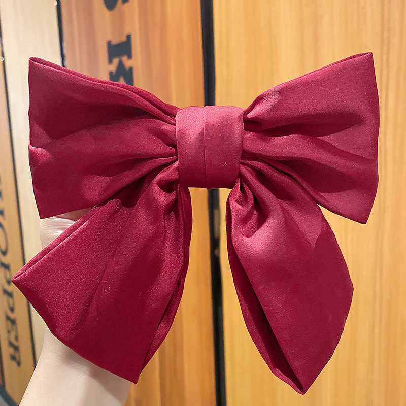 发夹宝宝头饰女童发饰公主夹子韩国发卡女孩头绳1红色蝴蝶结发夹视频