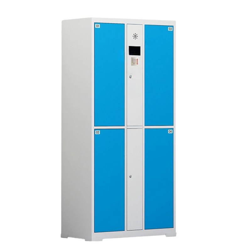 智叶舟电子存包柜自设密码4门850*460*1800mm台高清大图