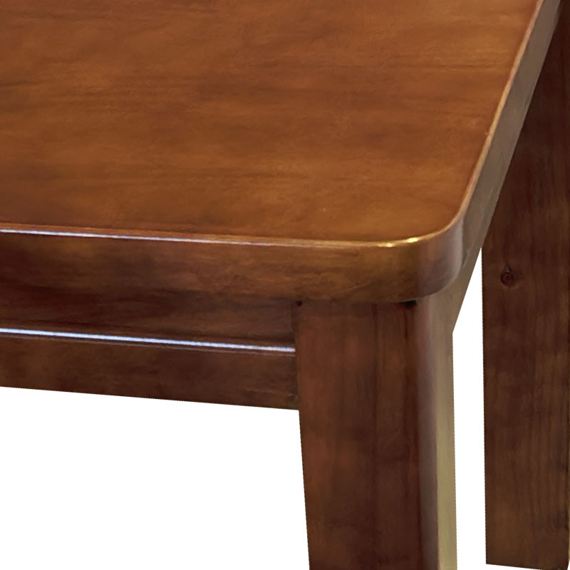 亿铁(YI TIE)实木餐桌方形饭桌方桌130*80*76cm/张高清大图