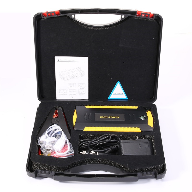 YJXan汽车应急启动电源12V 汽车电源充电宝车载汽车电源启动器备用18000mAh 工具箱版