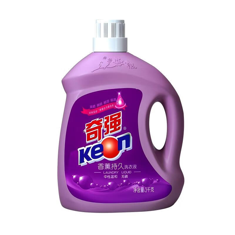 奇强 新款薰衣草洗衣液 3kg高清大图