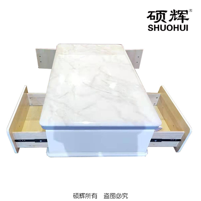 [硕辉]SH-Z大理石茶几 现代简约客厅北欧家用大理石茶几