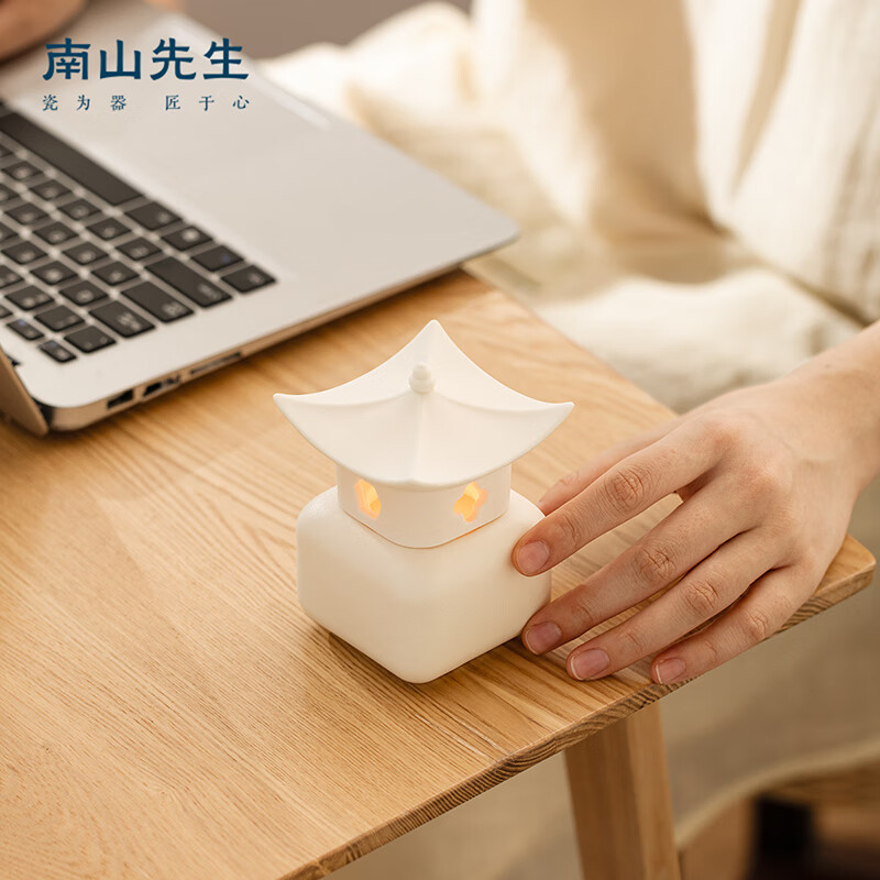 南山先生 创意香薰蜡烛陶瓷桌面摆件氛围感四季香颂香薰套装 四季香颂单个装_茶春高清大图