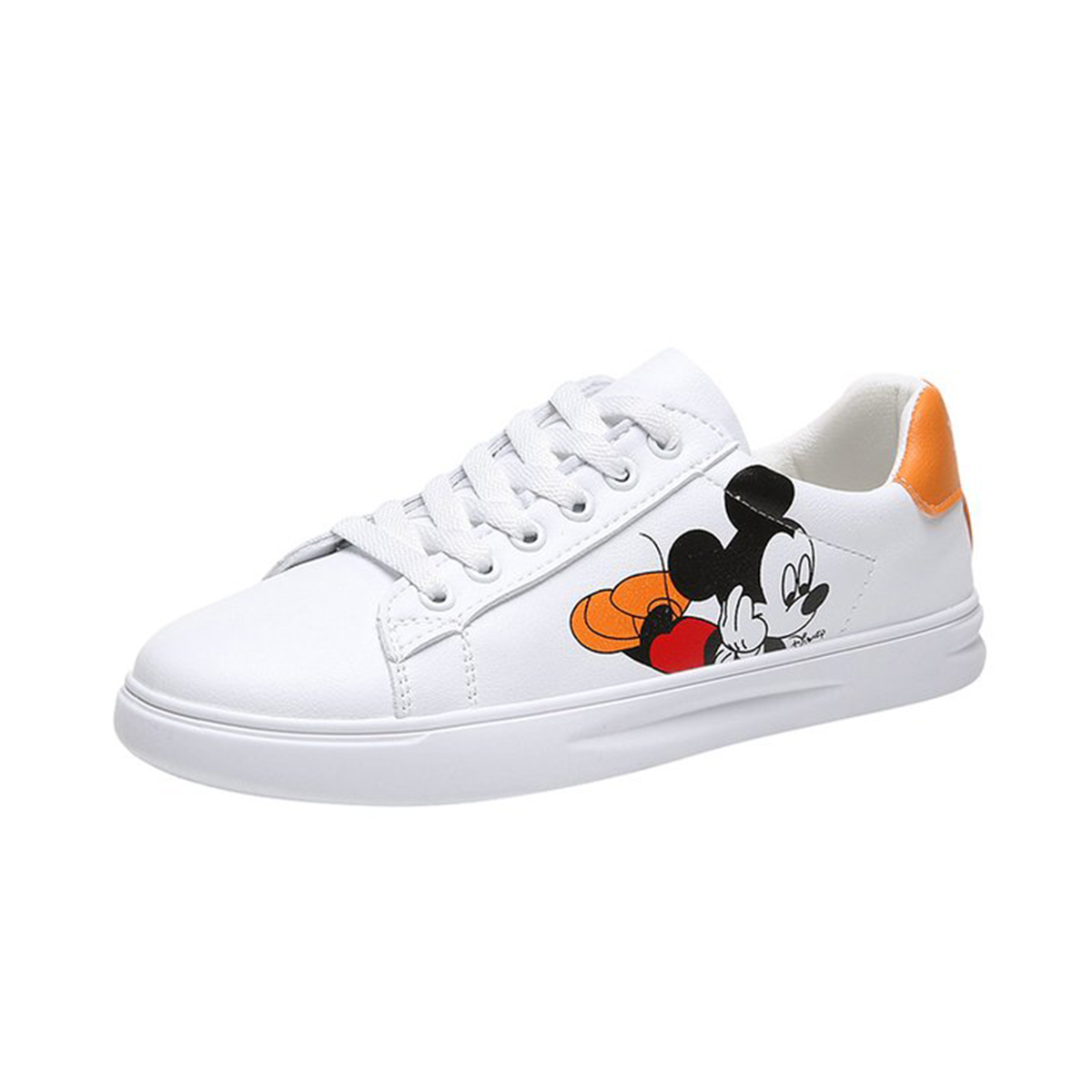 森林公主女鞋春季新款小白鞋女韩版百搭平底鞋学生基础休闲系带鞋