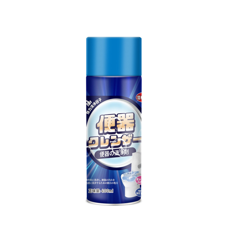 CARMIFOD 便器清洁剂400ml*4瓶便器清洁剂洁厕灵压力罐泡沫洁厕精 厕所清洁剂 除垢卫生间马桶花香清洁剂