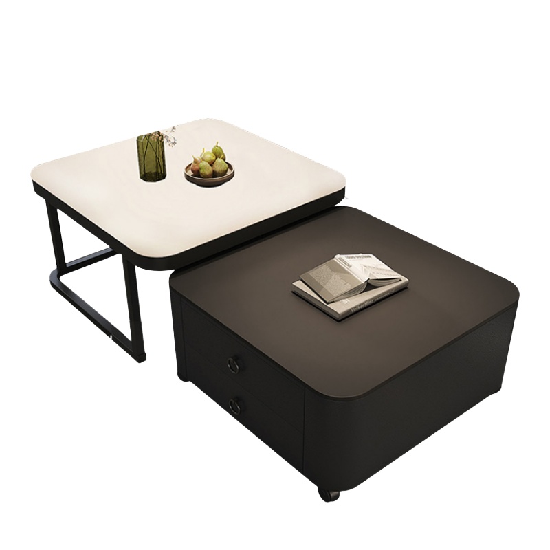 悦兴诚茶几黑白60*60*36cm套