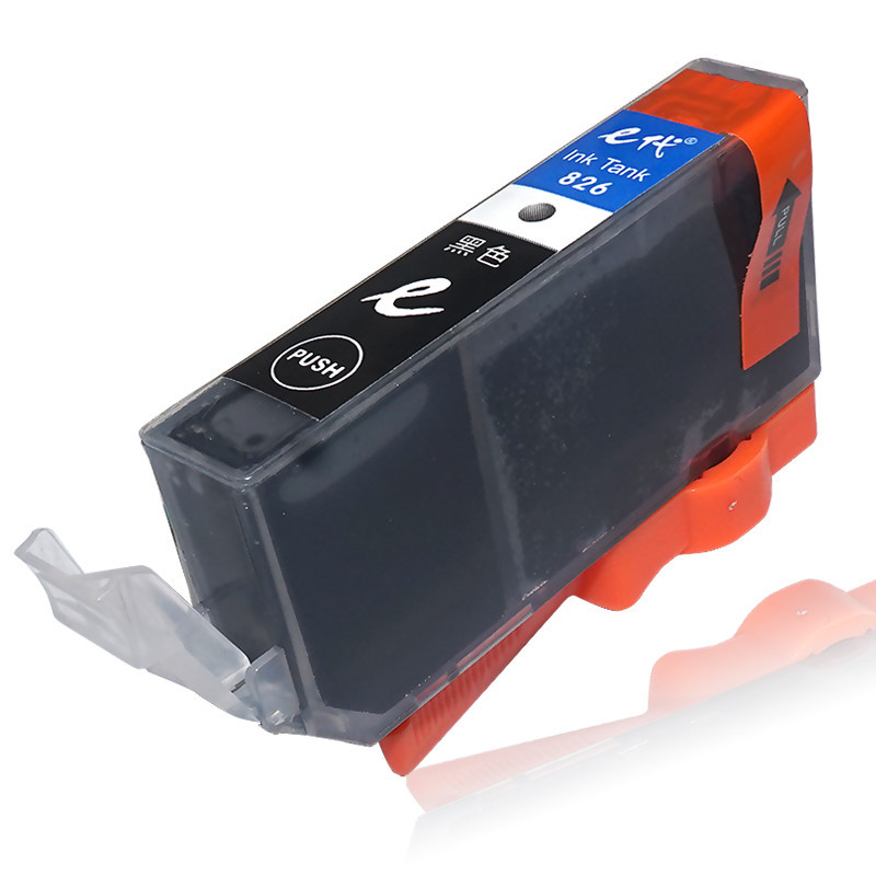 e代经典 e-佳能826BK墨盒黑色 适用佳能iX6580/IP4880/4980/MG8180/6180/5280/5