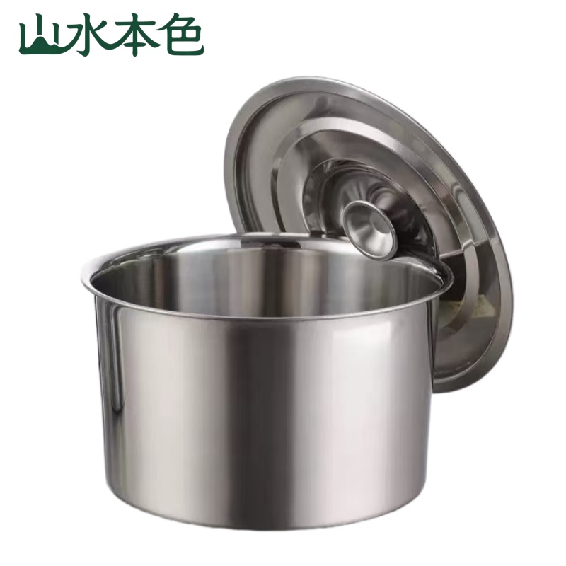 特厚不锈钢调料罐调料缸味盅 带盖16cm 个高清大图