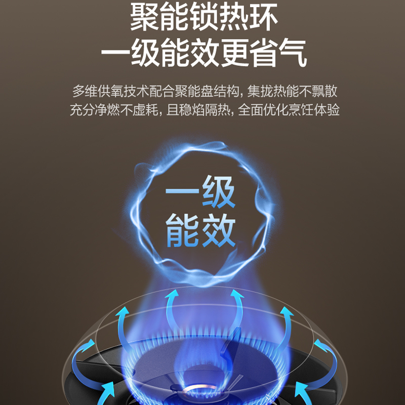 万和Vanward集成灶JJZT-X2 4.9KW一级能效触控消毒柜展翼拢烟上进风双眼高效节能高清大图