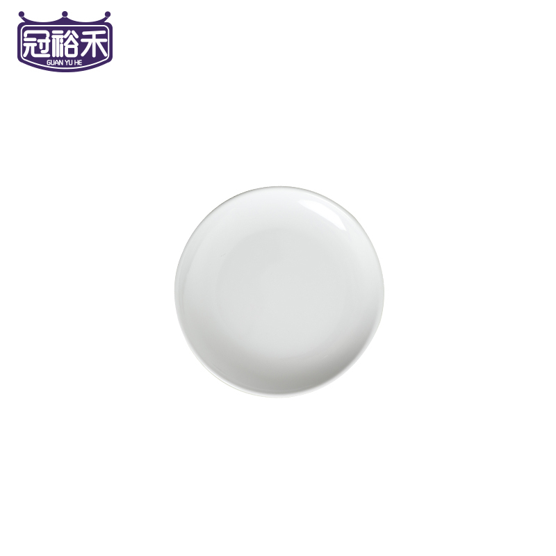 冠裕禾 密胺圆盘餐盘菜盘 7寸 个