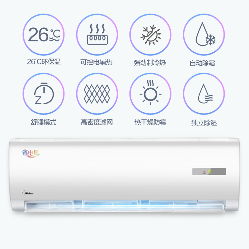 美的midea家用空调kfr50gwdyda400d3