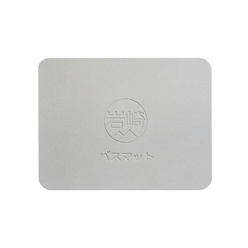 日本岩崎硅藻土吸水脚垫浴室口卫生间地垫速干硅藻泥大尺寸防滑 三维工匠防滑垫高清大图