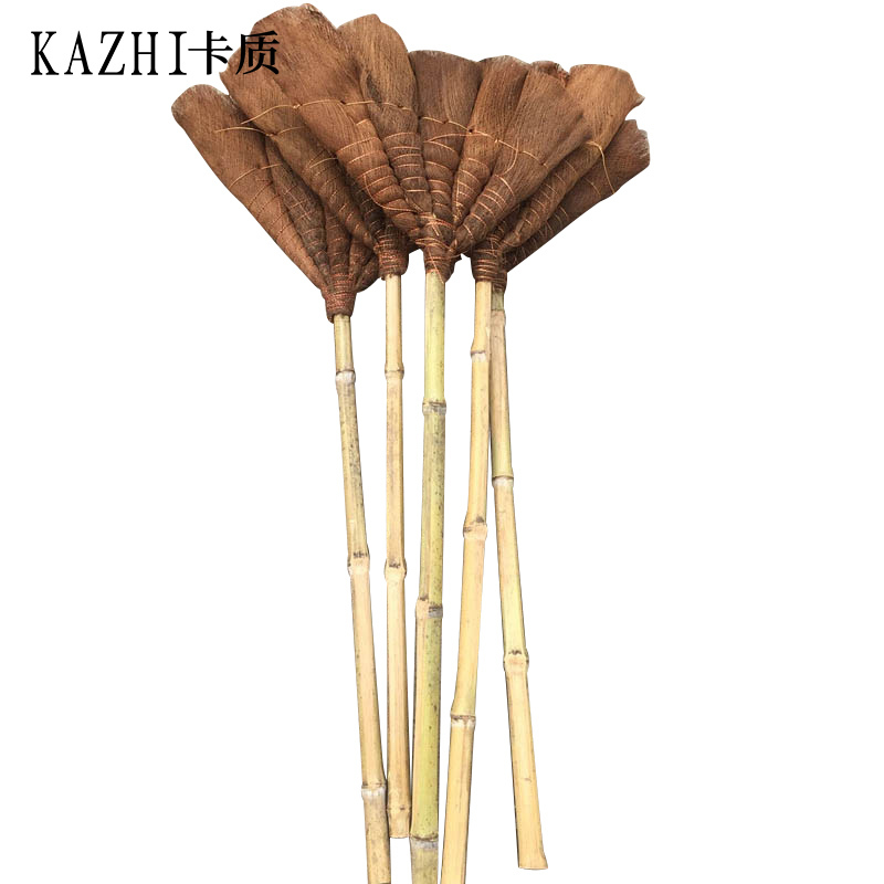 卡质 扫把棕扫把软毛棕扫把马路扫帚鬃毛笤帚扫地棕毛加厚扫把 10把装