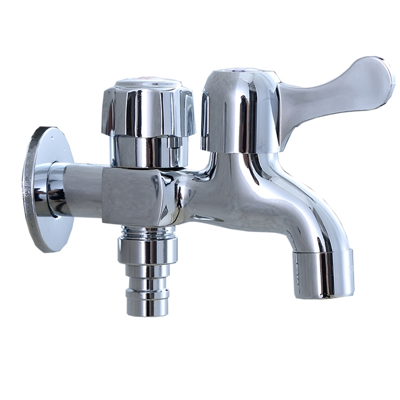 洗衣机水龙头北昼beizhou一分二接头一进二出两用三通家用多功能双