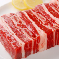 科尔沁 速冻牛肉 带盖肋排 国产内蒙古牛肉 生态饲养 袋装500g