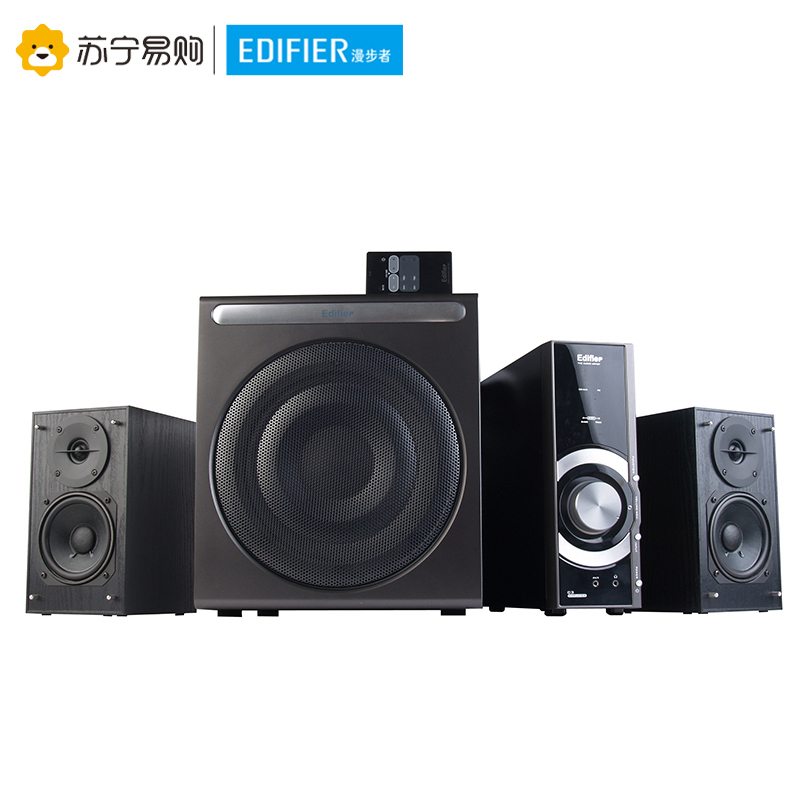 Edifier/漫步者 C3 2.1声道电脑有源音响多媒体音箱独立功放低音炮 黑色高清大图
