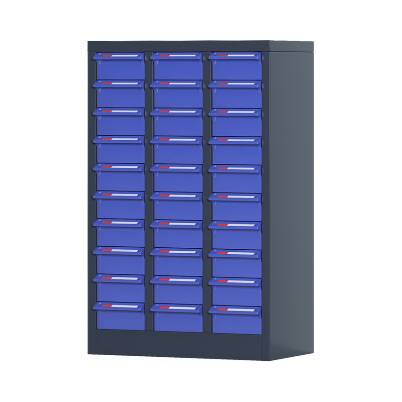 臻远 ZYLJG-W40 零件柜 30抽蓝色无门大号 550*300*872