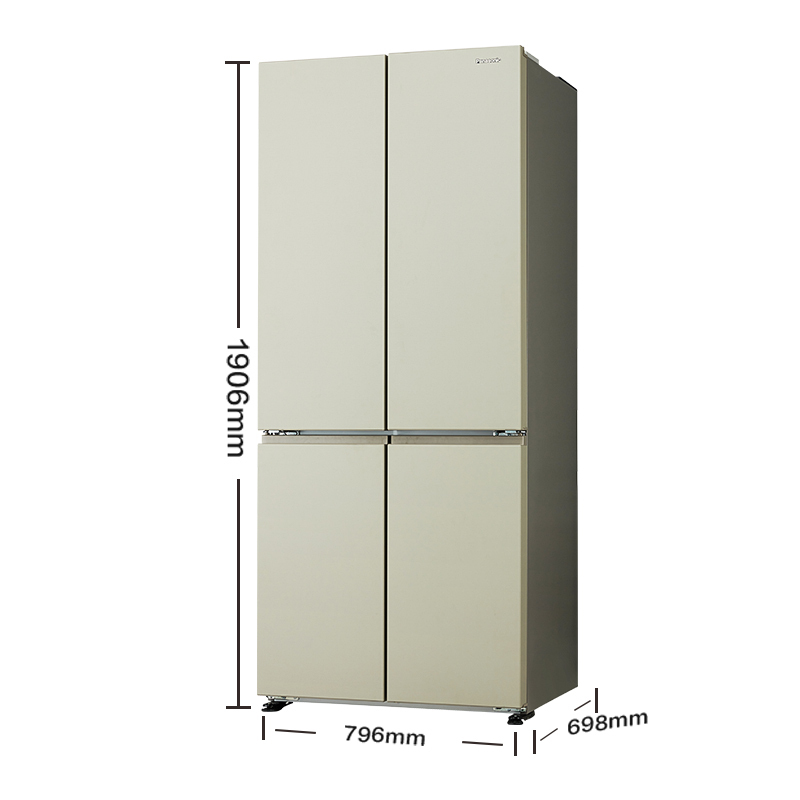 松下(Panasonic)NR-D521CP-T 510升新品十字门 顶置压缩机银离子kang菌 无边框钢板门 wifi