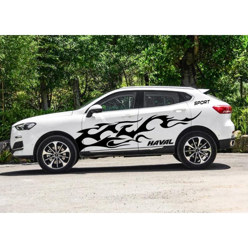 适用哈弗f5车贴拉花f7汽车贴纸h2车身腰线贴哈弗h6h5h4个性改装装饰贴