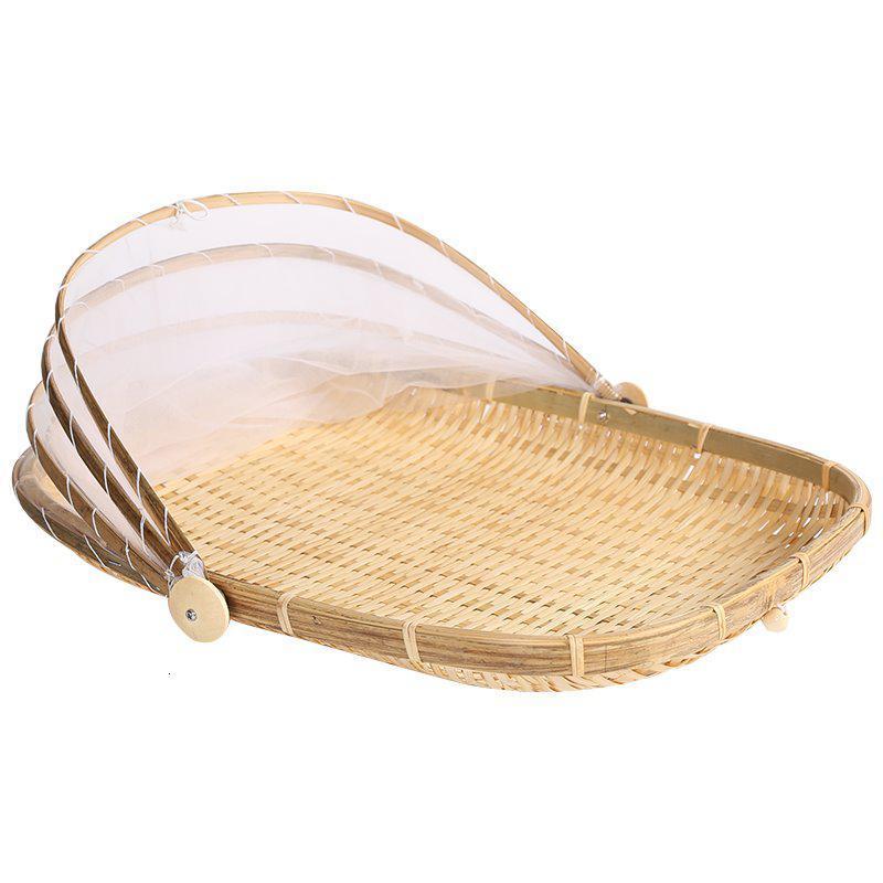 竹筐馒头筐防虫防苍蝇竹编筛子农家竹编制品椭圆晒簸箕