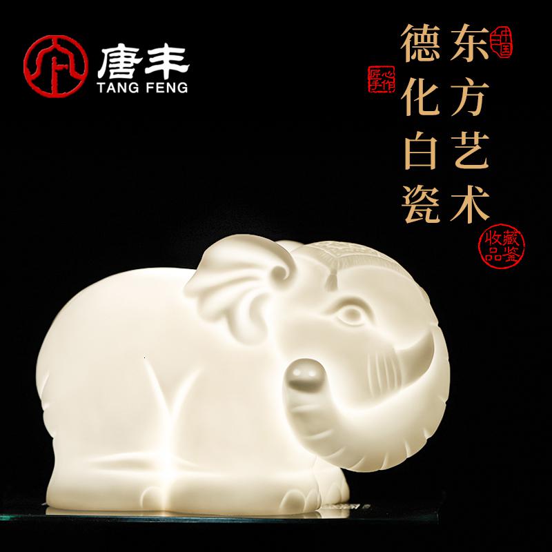 家柏饰(CORATED)德化白瓷茶宠手工茶台功夫茶具摆件单个茶玩家用礼盒190119Z高清大图