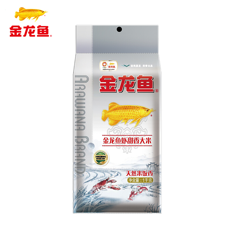 金龙鱼 虾甜香大米 虾稻共生天然香甜 1KG